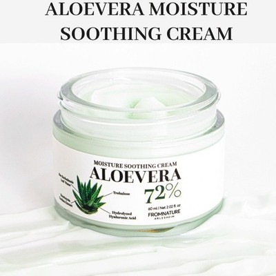 FROM NATURE Aloevera Moisture Soothing Cream 60ml Korean Cosmetics K-Beauty  | eBay