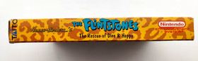 Flintstones: Rescue of Dino & Hoppy (Nintendo NES, 1991) COMPLETE CIB Authentic!