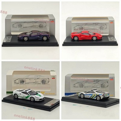 Hone Model 1/64 Ferrari F8 Tributo Supercar Diecast Model Car Limited Hobby