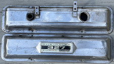 Lot 2 Oem Chevrolet 327 Turbo-fire Valve Covers 1960s 60 Muscle Car Vintage Old