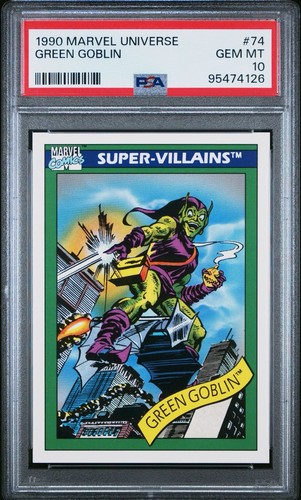 1990 Marvel Universe #74 Green Goblin PSA 10 from Spider-Man Universe
