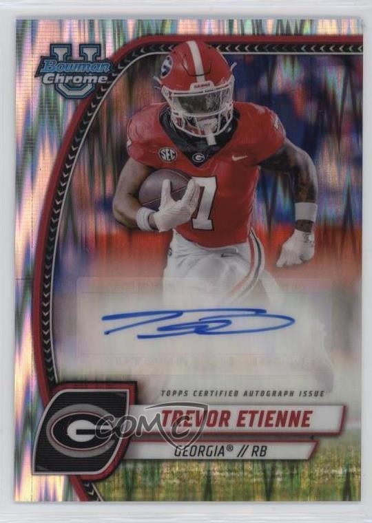 2024 Bowman U Chrome Prospect Stealth Refractor Trevor Etienne #PA-TET Auto 0q21