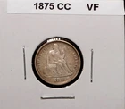 1875-CC  Seated Liberty Dime  --   Very Fine Condition