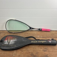 Black Knight BK8330 Squash Raquet High Modulus Graphite 25-29lb Tension W/ Case