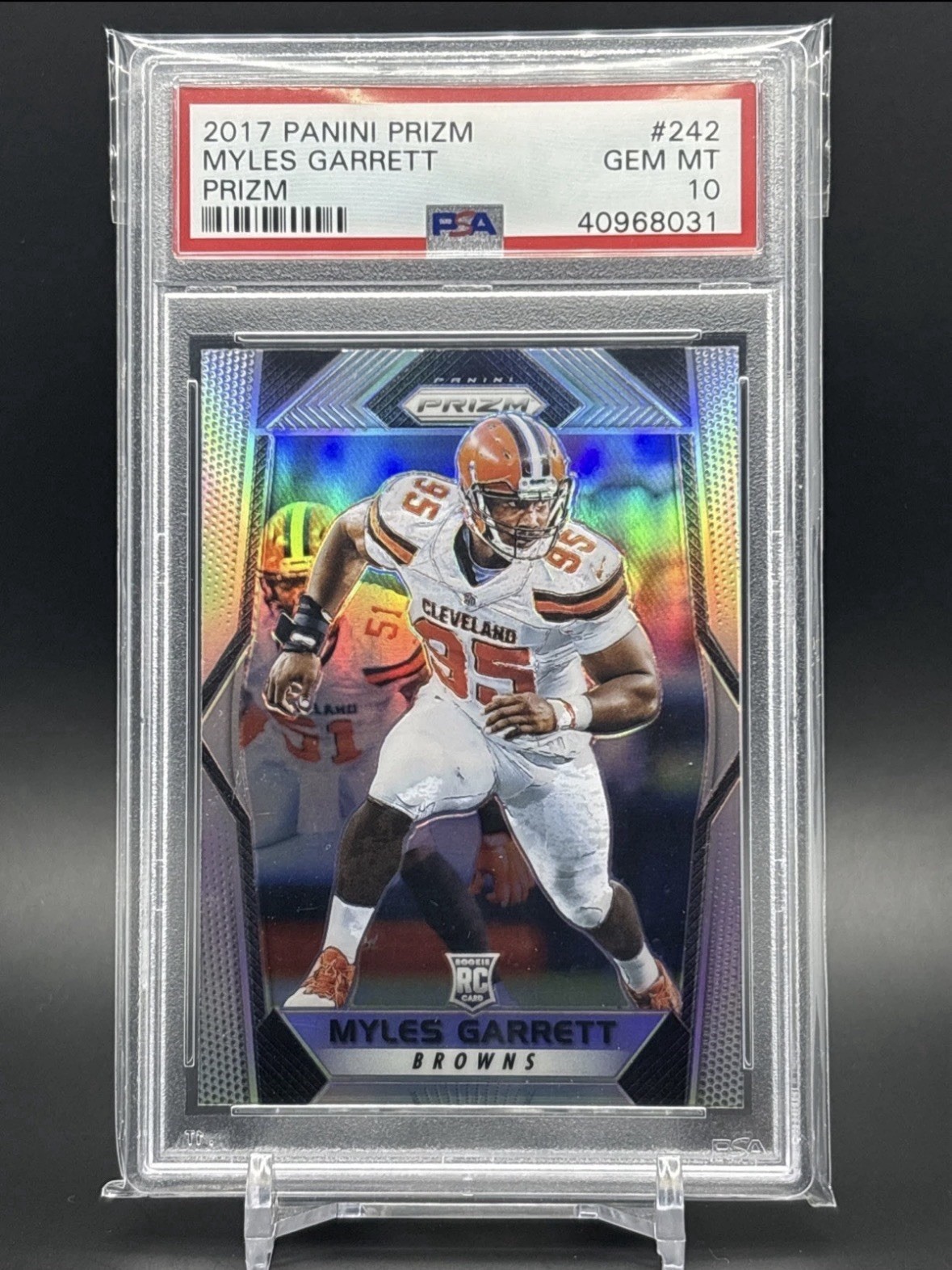Myles Garrett Panini Prizm #242 Prizm