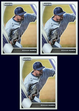 2021 Prizm Draft Picks Lot Rohan Handa #PDP146 Yale San Francisco Giants RC (x3)