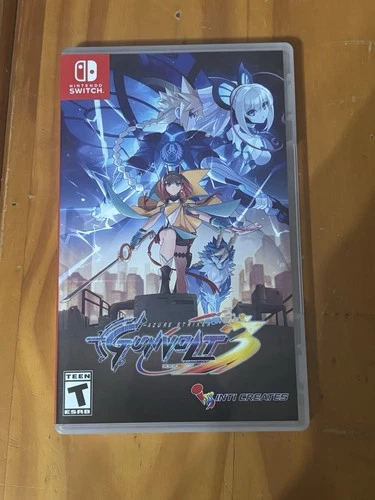 Azure Striker Gunvolt 3 Used Nintendo Switch Complete Tested Authentic CIB