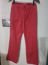 Nwt Ralph Lauren Boys Pants Size 12 Red Cotton Chinos