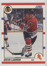 1990-91 Score 100 Hottest Players and Rising Stars Steve Larmer #61 0q3