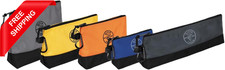 55569 Stand-Up Zipper Bag Tool Pouch with Carabiners, Reinforced Gusseted Bottom