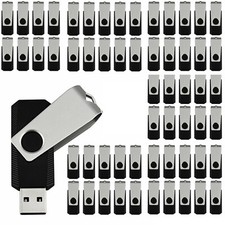 LOT 10 20 50 100 Black 2GB Flash Drives Memory Stick USB Pen Drive Thumb U Disks