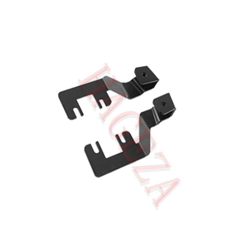 Soporte de montaje de vaina de luz LED con zanja para capó lateral para Ford Ranger 2023 2024 sin luces - Imagen 2 de 10