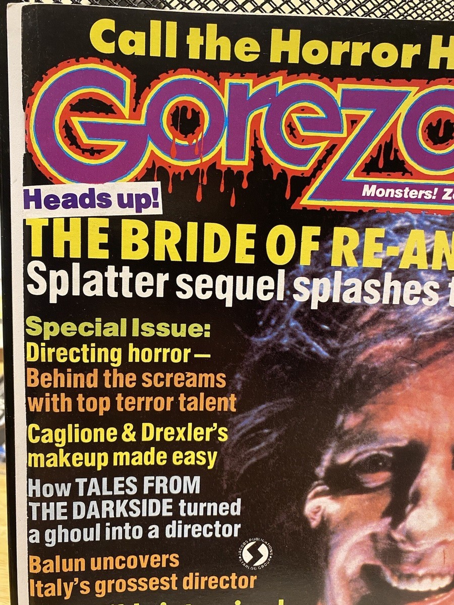 GOREZONE Magazine #14 - July 1990 - The Bride of Re-Animator