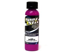 SPAZ STIX FLUORESCENT PURPLE AIRBRUSH PAINT 2 OZ. SZX02350 LEXAN RC