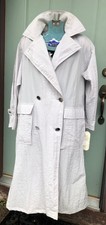 Nwt Nos Portrait Vintage 1985 Rain Coat Raincoat Grey Gray Nylon Size 11 12