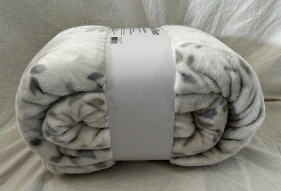 Calvin Klein Airy Botanical Ultra Soft Plush Queen Blanket NIP