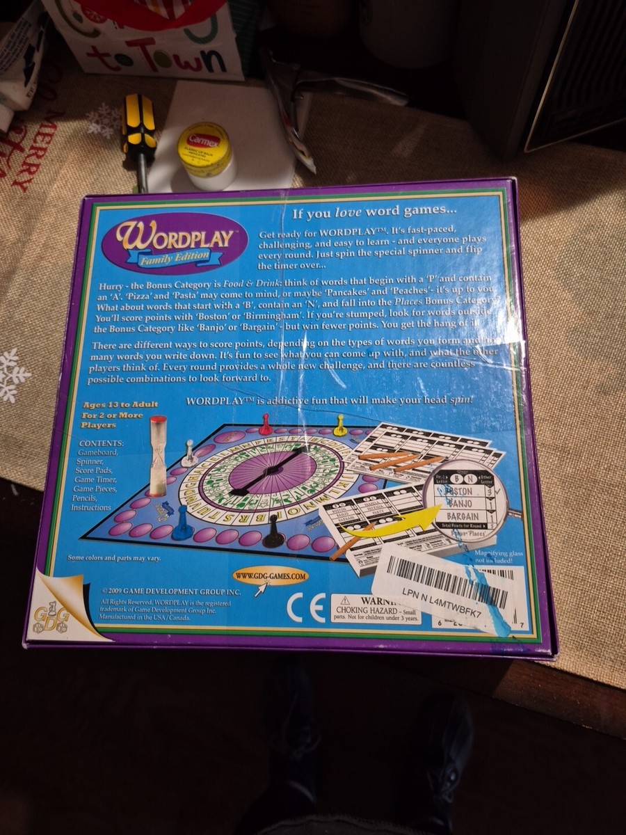 Wordplay Board Game - Fast-Paced Word Game With Spinner, Categories & Letter Challenges - View #2