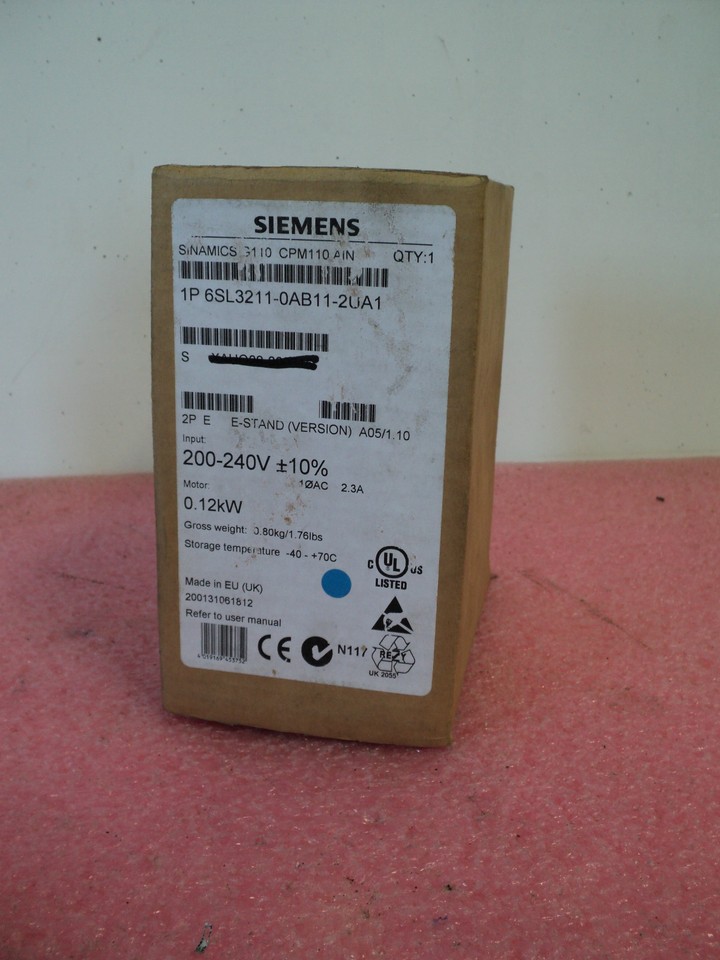 Unità Di Azionamento Siemens 6SL3211-0AB11-2BB1 – 0,12 KW Usata Con Garanzia