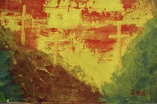 painting on canvas  39” X 62” Acrylic, Abstract, POP Art, giant