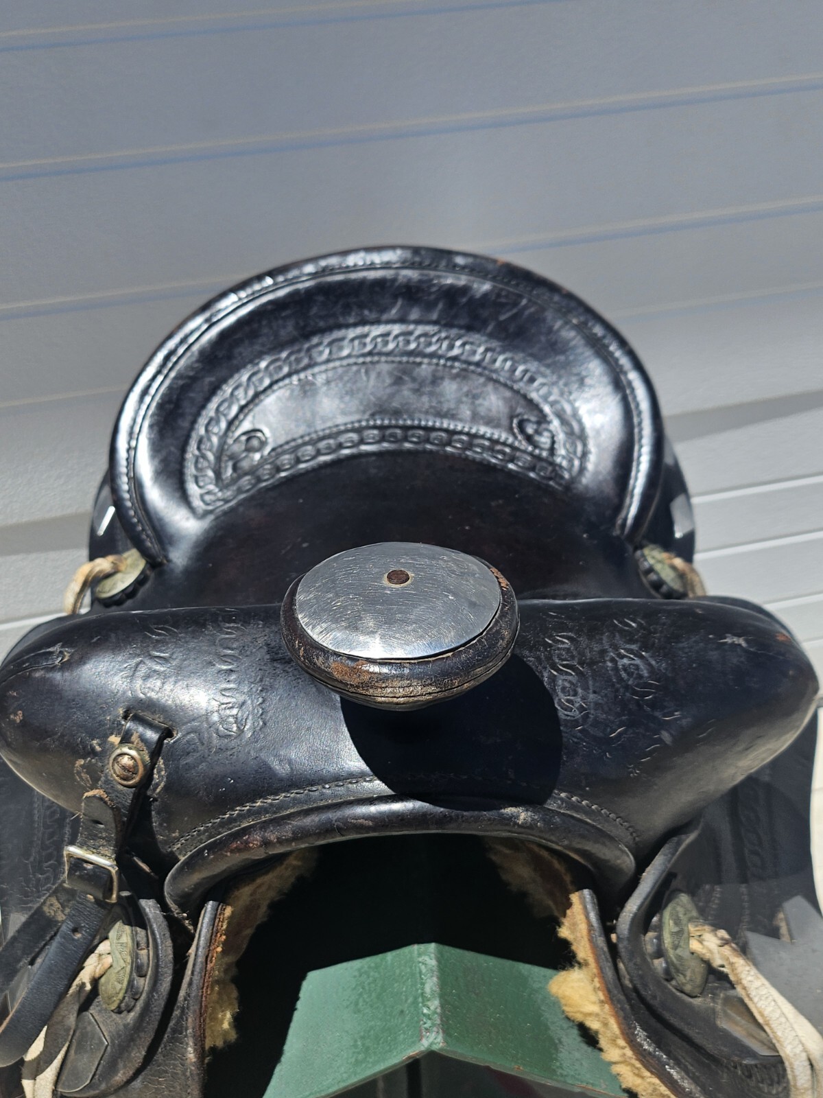 Ozark Leather PARADE SADDLE Greenville Texas Tapaderos Stirrups Western