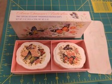 Vintage Avon Butterflies and Blossoms Soaps Gift Set NOS