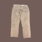 Orvis Men’s Waxed Khaki Cotton Field Chino Pants Size 34