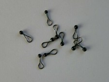 10 Glasaugen 2 mm in schwarz aus Lauscha - Qualitätsaugen für Teddybären