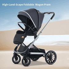 Baby Stroller,Foldable Portable Standard Pram, Baby Carriage, Toddler Pushchair