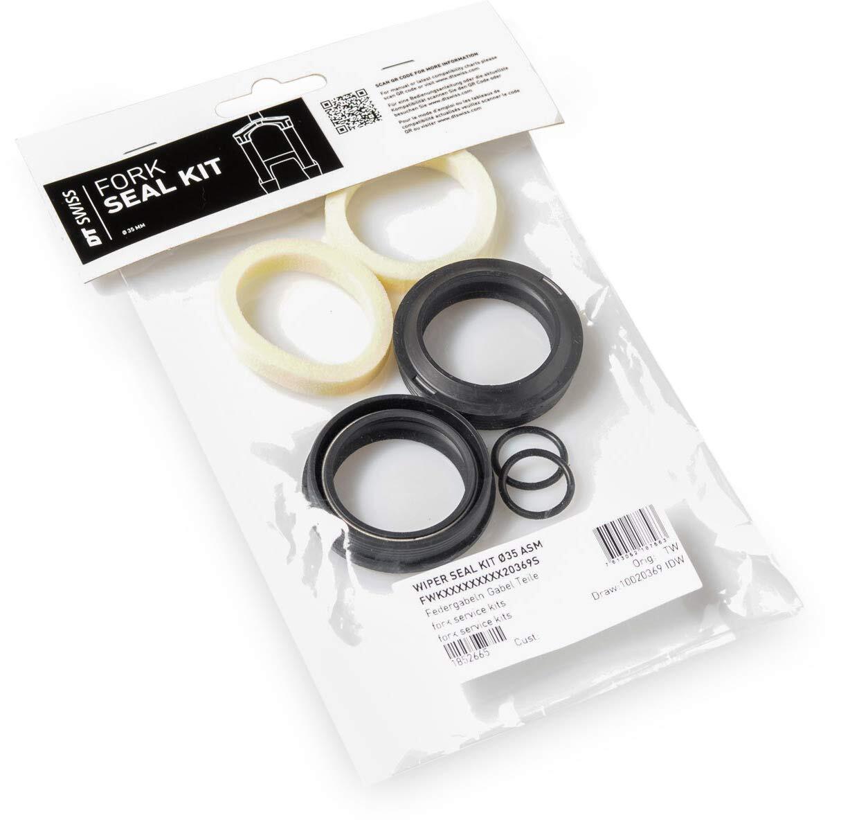 DT Swiss SKF wiper seals for 35 mm DT forks - Pair