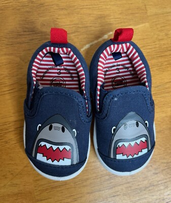 NWOT Wonder Nation Shark Shoes for Baby Toddler Size