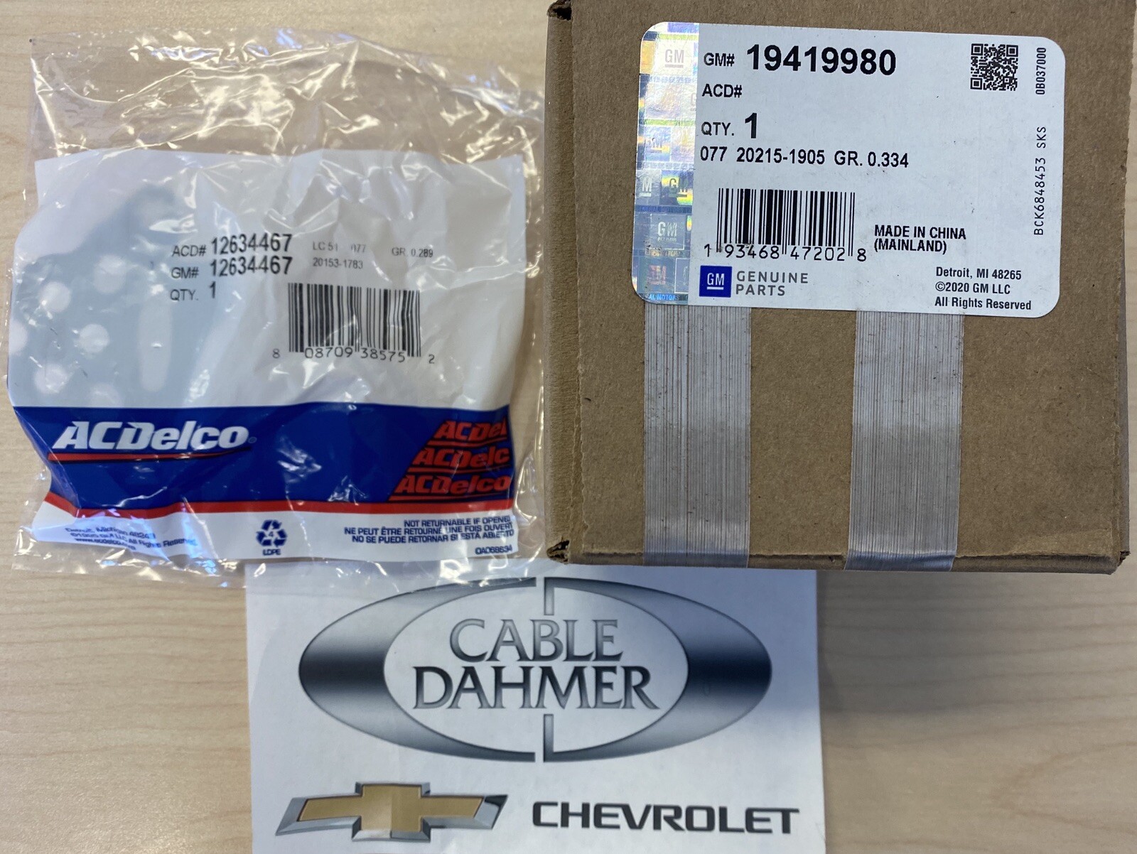 19419980 Genuine OE Oil Flow Control Solenoid w/ 12634467 gasket eBay