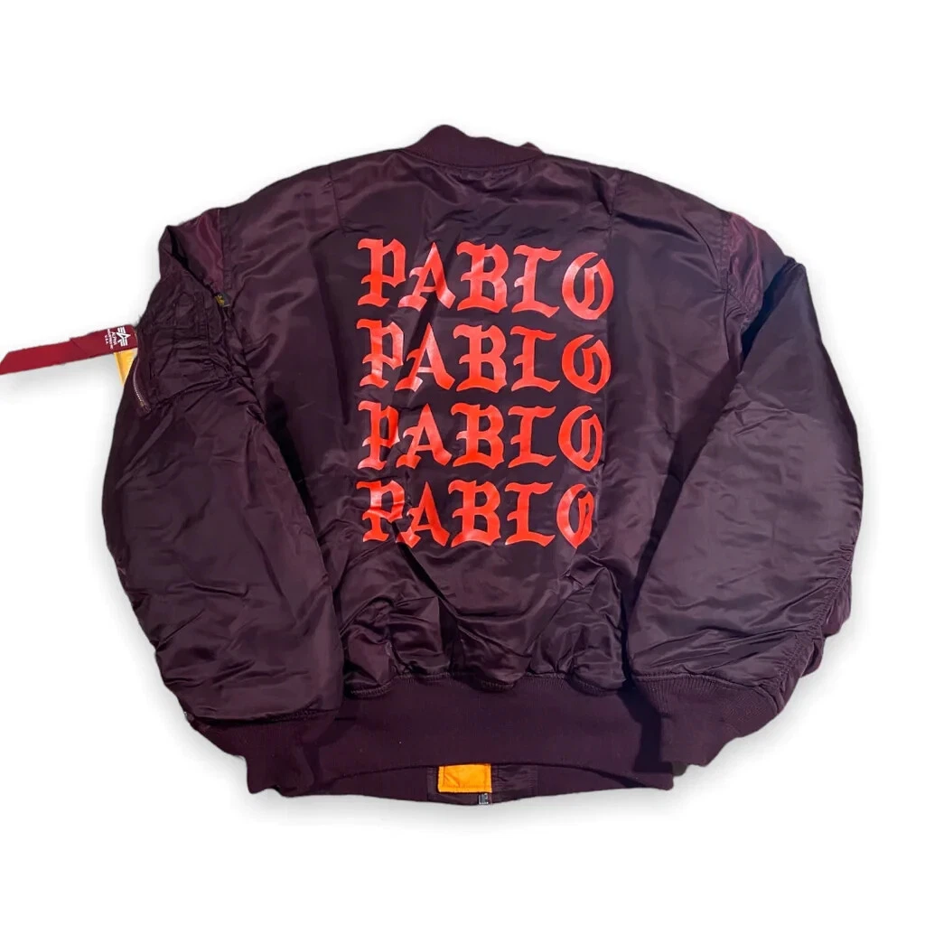 Alpha Industries x Kanye West Life of PABLO MA-1 Bomber (L), | eBay