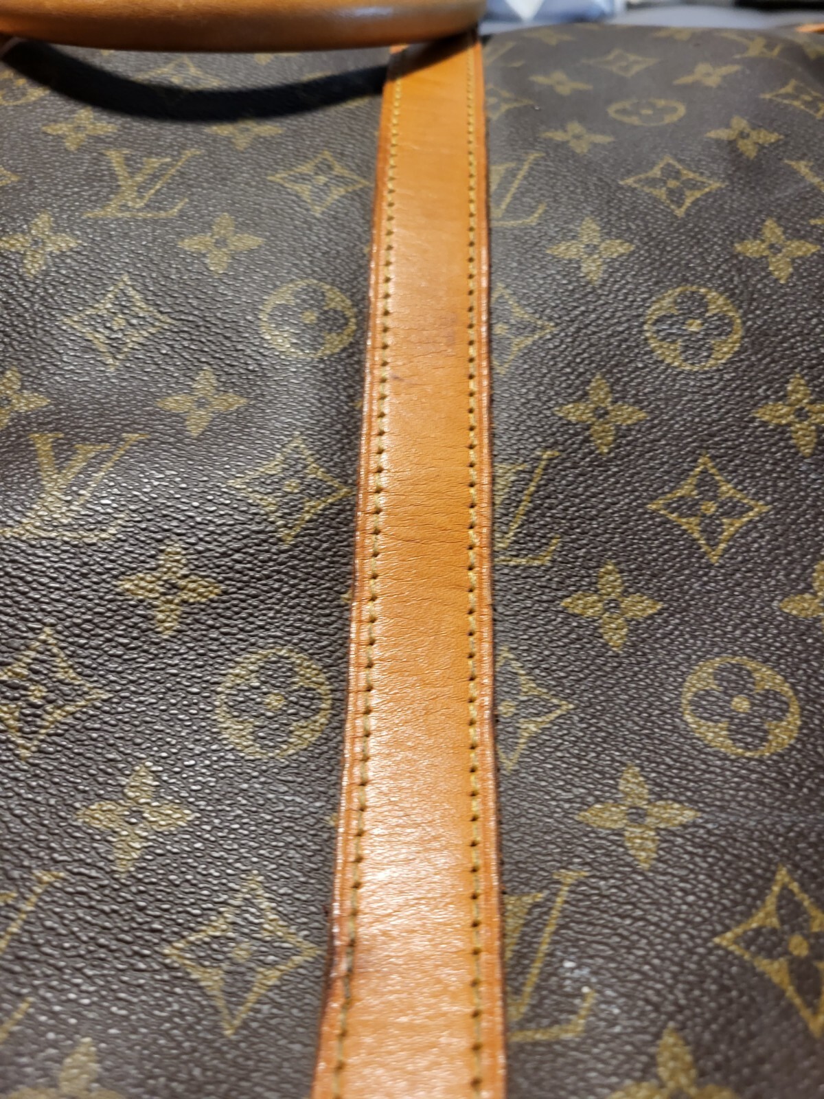 Authentic LOUIS VUITTON Sirius 70 Soft Side Monogram Suitcase pre-owned 1990 image 4