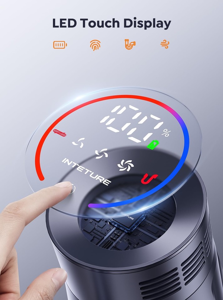 Cordless Vacuum Cleaner, 550W 45Kpa Vacuum Cleaners for Home, Stick