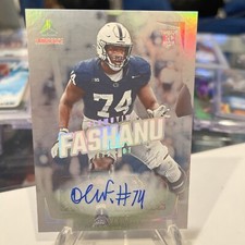 2024 Panini Football Luminance Olumuyiwa Fashanu RC Jets Autograph /700 🔥