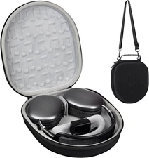 Smart Case for Airpods Max Hard Case Support Sleep Mode Portable Travel Cover