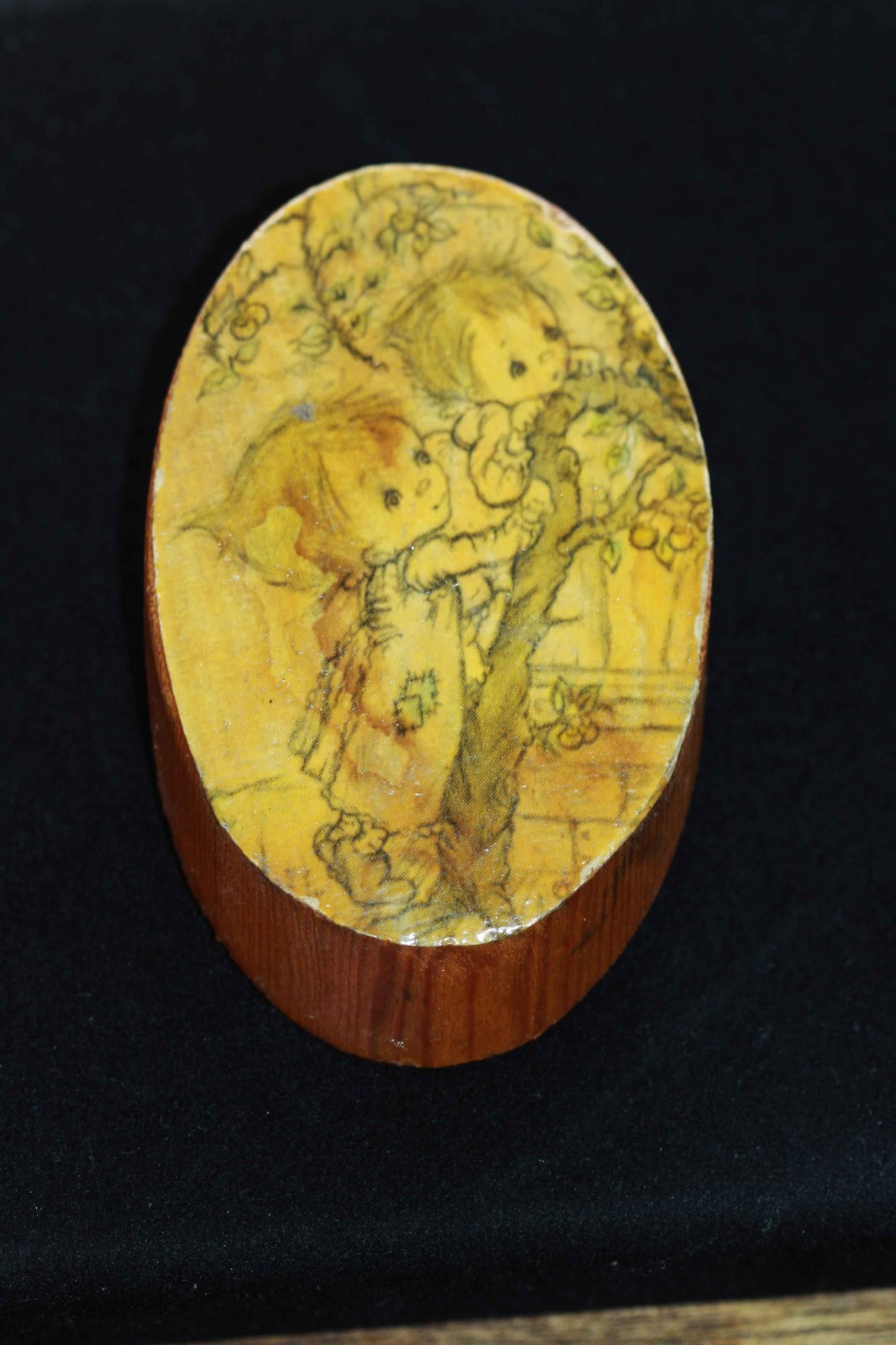 RARE ANTIQUE WOODEN BROOCH WOODEN PIN REALLY… Gem