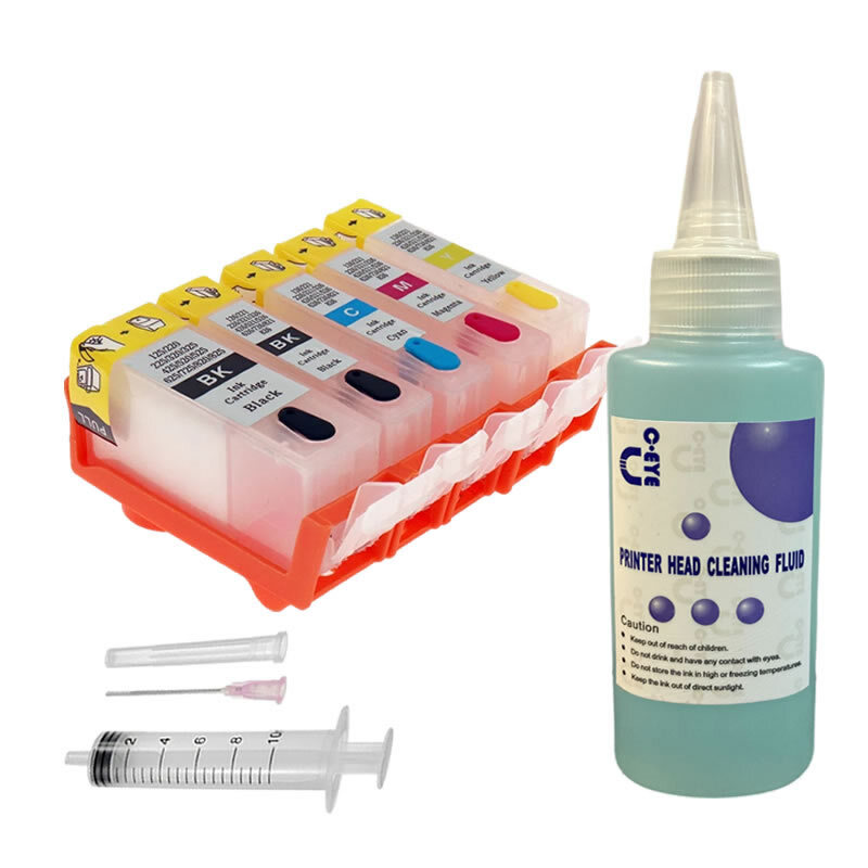 Hobbyprint, 5 Cartridge Cleaning  Kit for Canon Printers using PGI-525 - CLI-526