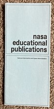 1970 NASA Educational Publications Brochure VINTAGE