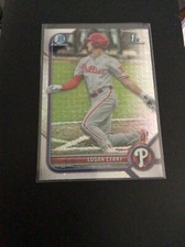 2022 Bowman Chrome 1st Mojo Refractor Logan Cerny Philadelphia Phillies #BCP-120