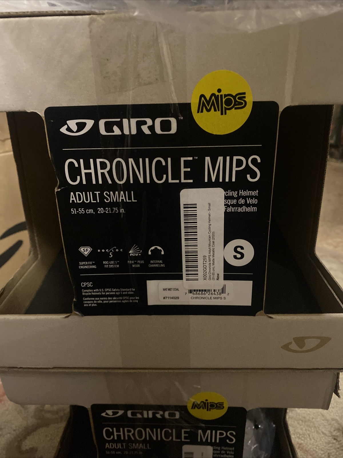 giro chronicle mips small cycling helmet Matte Metallic Coal