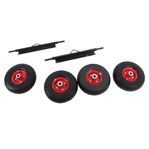 Fit For Generator EU3000is Solid Never Flat Tires All Terrain Wheel Kit - Picture 4 of 23