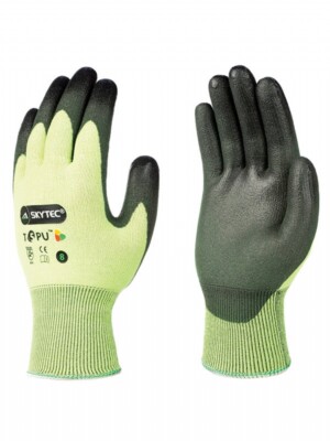 10 Paar Skytec T5PU T5PU Strickhandschuhe Maschine 7/S** Schnitte Abriebschutz