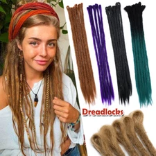 Synthetic Dreadlocks Extensions Punk Crochet Dreads Braiding Handmade Hair Ombre
