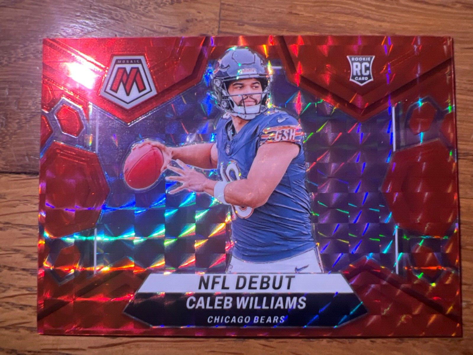 2024 Panini Mosaic NFL DEBUT RED Caleb Williams #289 BEARS RC
