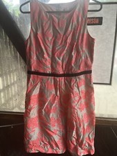 Ann Taylor Loft Pink Sleeveless Dress NWT  Size 6 Hot Pink Nude Zipper