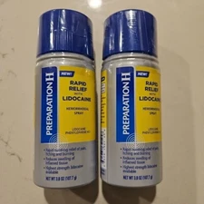 Preparation H Rapid Relief Inflamation Spray 3.8 oz X2 Exp 08/2026+