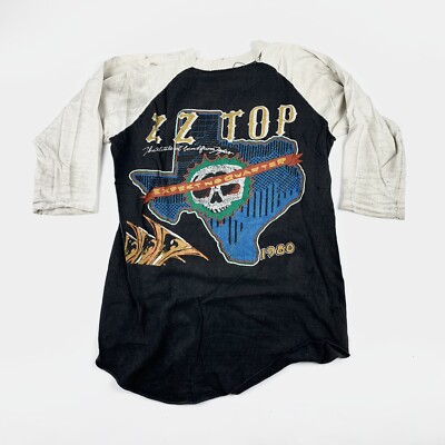 1980 ZZ Top Vintage Tour Band Rock Tee Shirt Texas 80s RARE Tom 