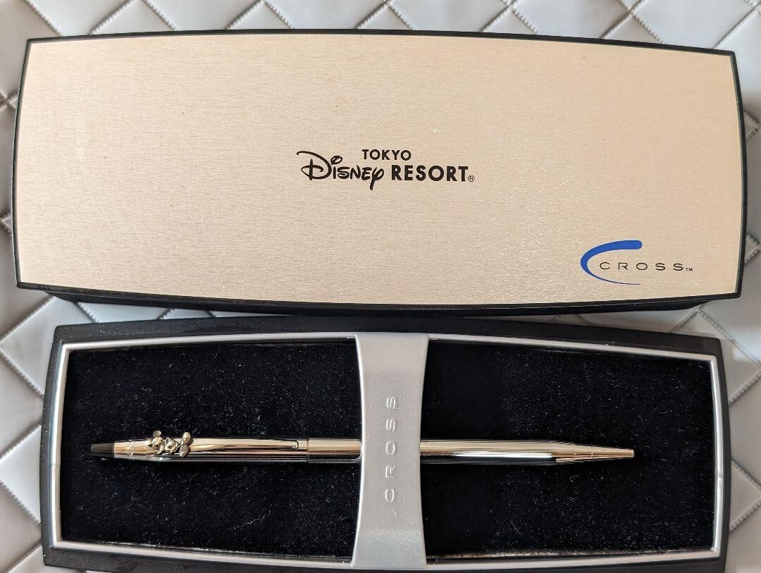 CROSS Disney Resort Mickey Mouse Silver metal Twisted