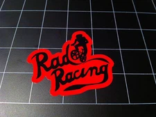 RAD Racing 1986 movie style logo decal / sticker BMX 80s GT Dyno Redline Haro 